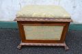 Victorian walnut ottoman Thumbnail 1