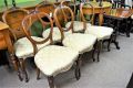 Set of six victorian mahogany chairs Thumbnail 3