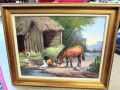 Framed oil on canvas Thumbnail 1
