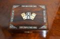 Victorian rosewood card box Thumbnail 1