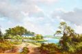 Gilt framed oil painting by dennis thornton  Thumbnail 2