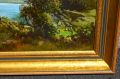 Gilt framed oil painting by dennis thornton  Thumbnail 3