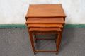 Nest of four mahogany tables Thumbnail 1