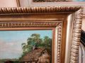 Gilt framed oil painting Thumbnail 3