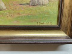 Gilt framed oil painting Thumbnail 3