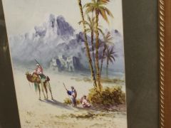 Pair of gilt framed watercolours Thumbnail 3