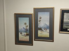 Pair of gilt framed watercolours Thumbnail 3