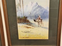 Pair of gilt framed watercolours Thumbnail 6