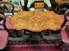 Victorian walnut side table Thumbnail 3