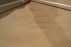 Framed scottish oil painting , signed, Mason hunter Thumbnail 3