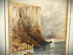 Gilt framed watercolour by j.w.carey Thumbnail 2