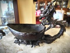 Antique oriental bronze dragon Thumbnail 2