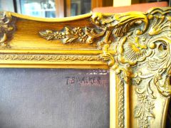 Gilt framed oil portrait by T.B Walker  Thumbnail 3