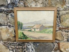 Framed oil on canvas by rowland hill Thumbnail 1