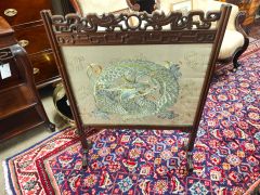 1960s chinese silk screen Thumbnail 6