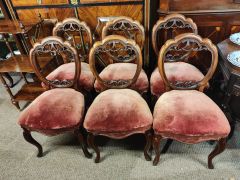 Set of six mahogany chairs Thumbnail 3