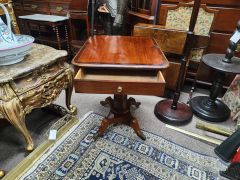 19th century mahogany side table Thumbnail 3