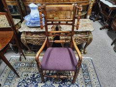 Oak wing armchair Thumbnail 6