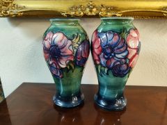Pair of moorcroft vases Thumbnail 6