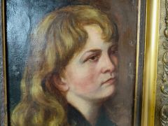Gilt framed oil portrait Thumbnail 2