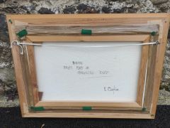 Framed oil on canvas by victor cirefice Thumbnail 3