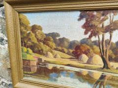 Framed oil painting  Thumbnail 2