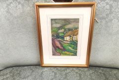 Watercolour signed olive henry Thumbnail 3