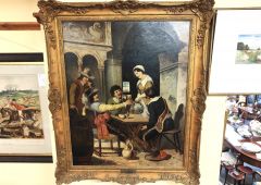 Gilt framed oil painting , signed E.roemer Thumbnail 4