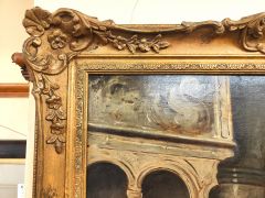 Gilt framed oil painting , signed E.roemer Thumbnail 3