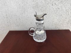 Silver whiskey noggin & label Thumbnail 2