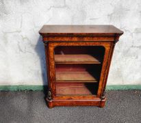 Victorian burr walnut cabinet Thumbnail 6