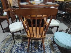 Victorian oak armchair Thumbnail 4