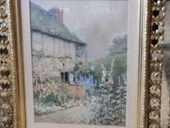 Pair gilt framed watercolours  Thumbnail 2