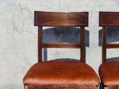 Pair of georgian mahogany bar back chairs Thumbnail 2