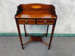 Georgian mahogany side table Thumbnail 1