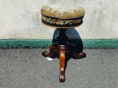 Victorian mahogany stool Thumbnail 1