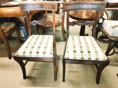 Pair of mahogany chairs Thumbnail 1
