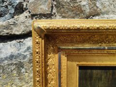 19th century gilt framed oil painting Thumbnail 3