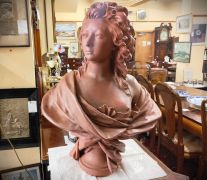 French terracotta head / bust Thumbnail 3