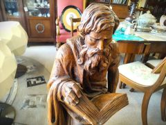 Carved oak biblical figure Thumbnail 2