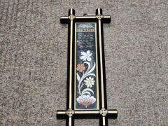 Victorian framed silkwork Thumbnail 1