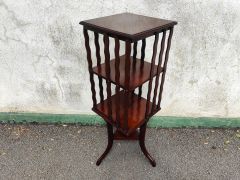 Mahogany revolving bookstand Thumbnail 1