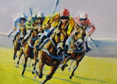 Framed oil on canvas by irish artist leo casement  Thumbnail 2