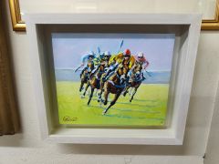 Framed oil on canvas by irish artist leo casement  Thumbnail 4