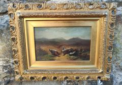 19th century gilt framed oil painting Thumbnail 6