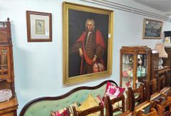 19th century gilt framed oil portrait Thumbnail 3