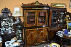 19th century walnut & brass mounted cabinet Thumbnail 6