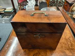 Georgian mahogany decanter box  Thumbnail 1