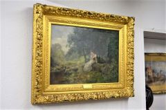 Gilt framed oil painting  Thumbnail 2
