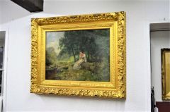 Gilt framed oil painting  Thumbnail 3